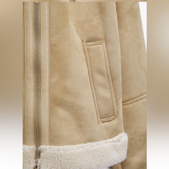 Zara double face cropped jacket - Picture 5 of 6